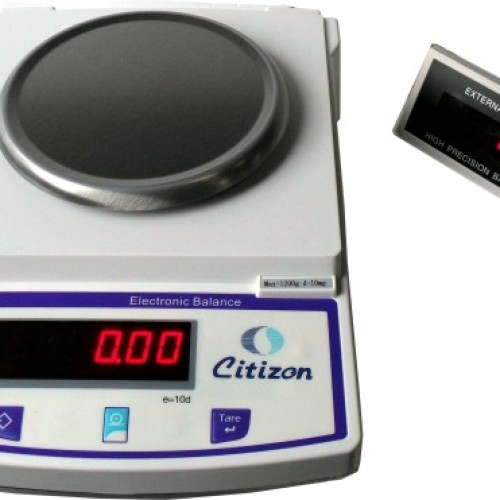 Precision balance led display